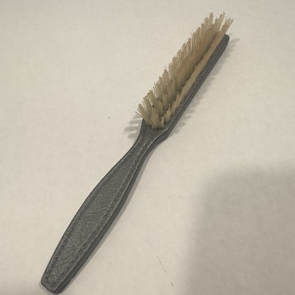 Rare Vintage Pebble Textured Plastic Or Resin Hair Brush 8 Inches Tease & Smooth - Picture 1 of 8